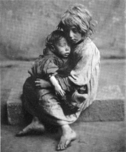 Poverty may well have been among your ancestors' reasons for giving a child up for adoption. Source: http://grayee.blogspot.com/2010/11/2010-christmas-carol.html