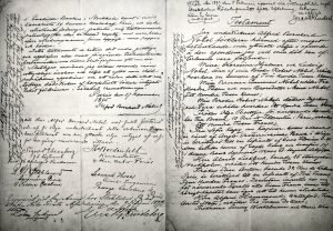 The last will and testament of Alfred Nobel, written in 1895. (Source: Wikipedia)