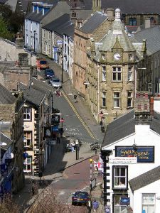 Clitheroe, in Lancashire, where Rose Allen lived with her husband Marmaduke Bleazard.