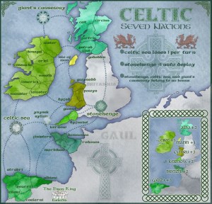 The "Seven Celtic Nations" which includes Galicia, where most of my maternal ancestors lived at one point.